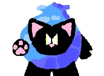 my idiot blueberry kitty