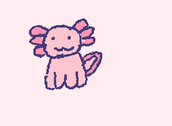 Badly drawn axolotl