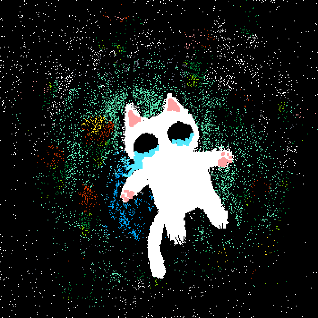 伤心的小猫