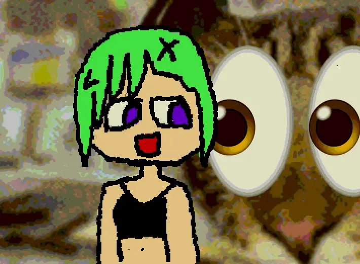 Cat and Girl