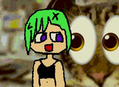 Cat and Girl
