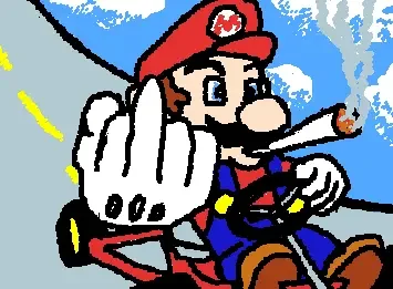 Mario Smoking Doink