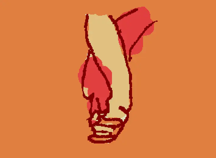 interwined hands