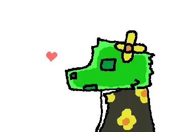 Avery as a dragon :3