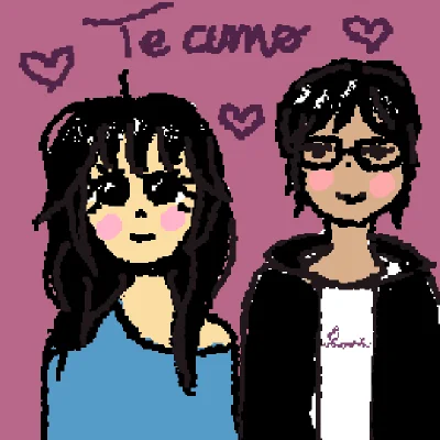 yo y mi novio ^^