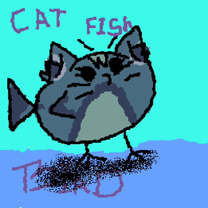 bird cat fish