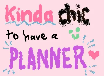 Kinda chic to have a planner