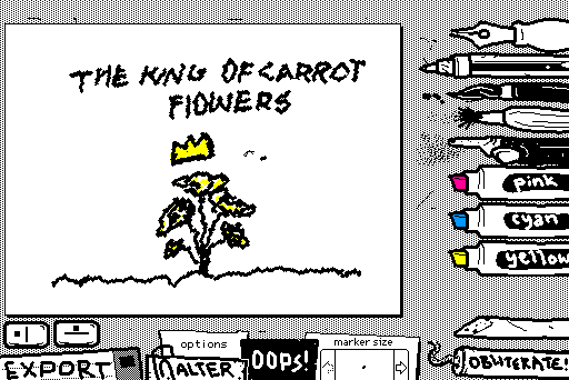 King of carrot flowers