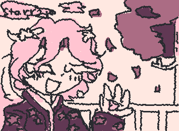 Misaki outside (matching with Aria :3)