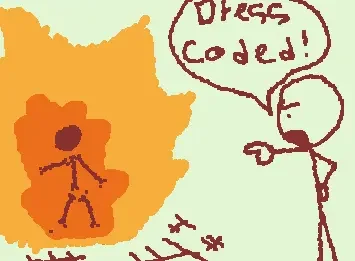 What it feels like to be dress coded