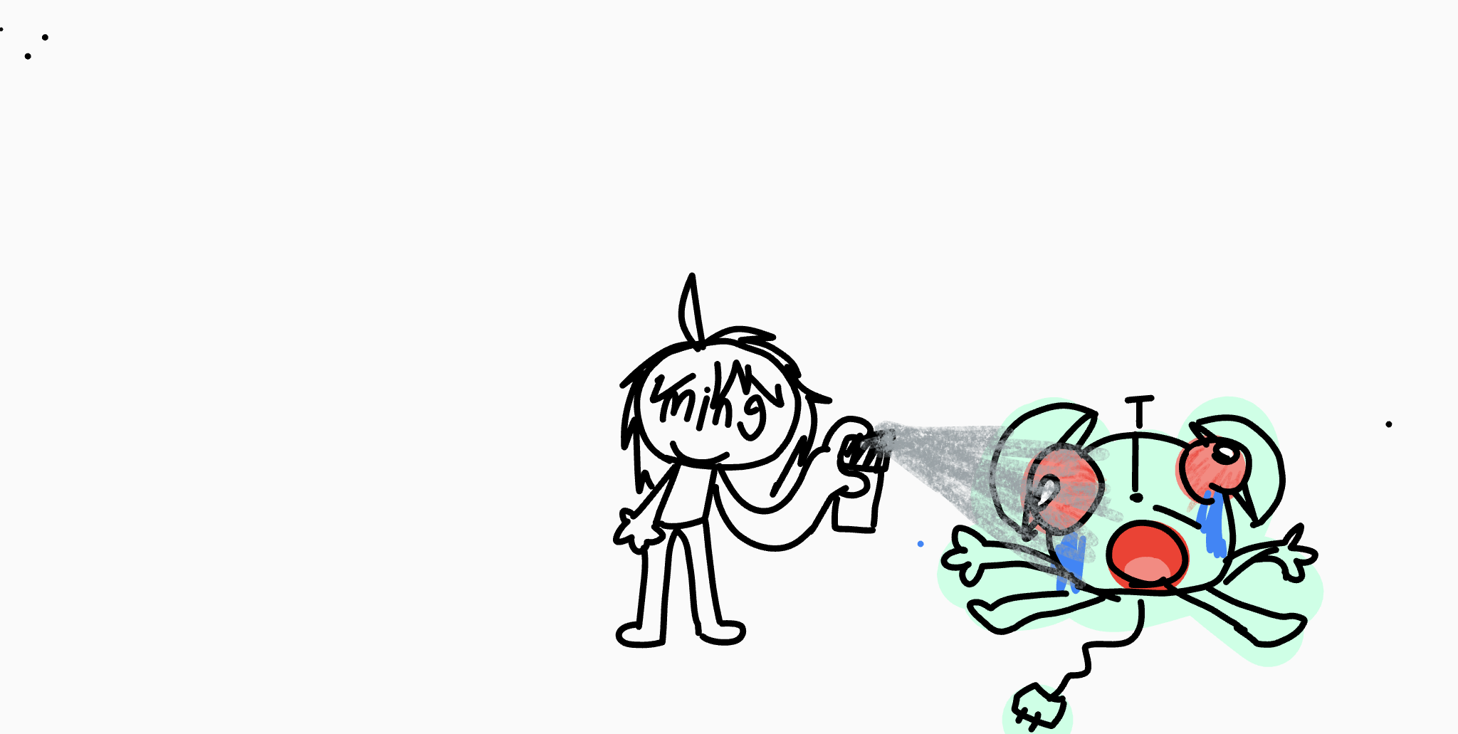 @rtful pepper sprays that disgusting clock