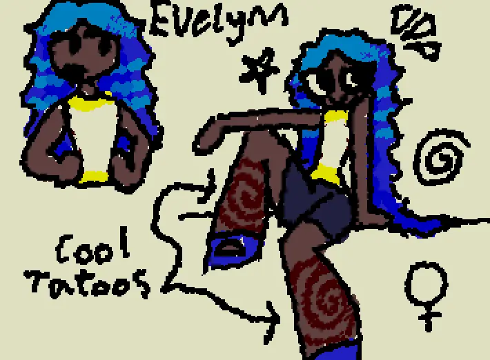 new oc (evelynn)