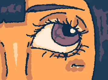 Pretty girl eye