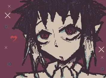 yikes a vampire!