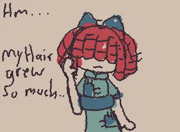 HER HAIR IS GROWING 🥹