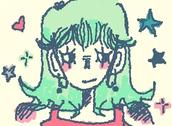 lime hair