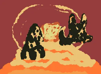 The Magma crawls