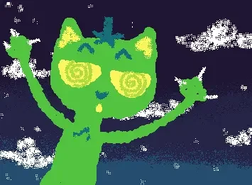 Gren tomotoe alien cat