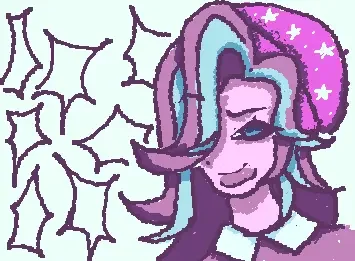 got a lil lazy w this one... (its starlight glimmer)