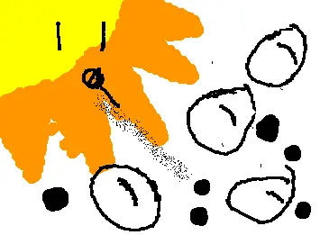 Sun Blowing Bubbles
