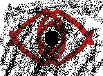 His eye
