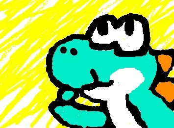 Yoshi from Yoshis island