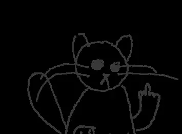 The cat that hates people❤