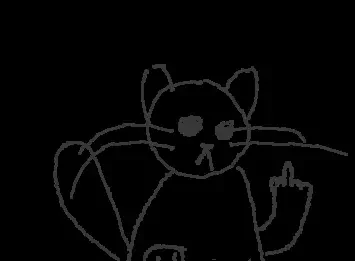 The cat that hates people❤
