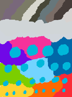 uma chuva caindo