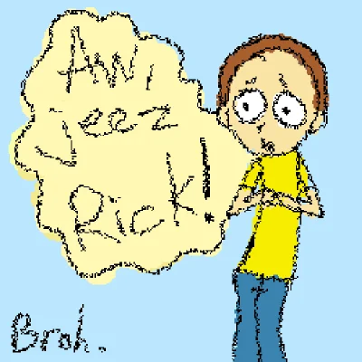 Aw jeez Rick!!... ( ﾟдﾟ)