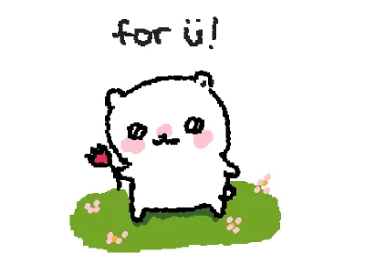 flower for u! cheer up! 🌷