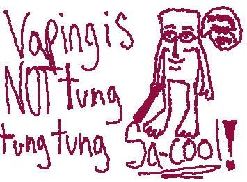 vaping is not approved by triple t