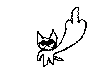 Rude cat:b