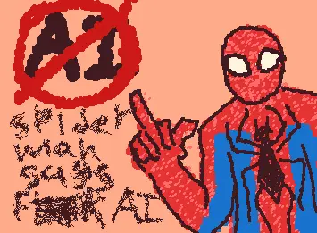 spider-man says no ai