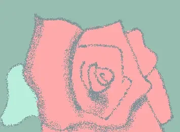 single pale of rose