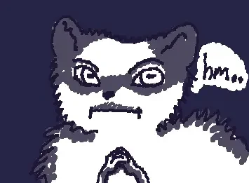 evil thinking cat