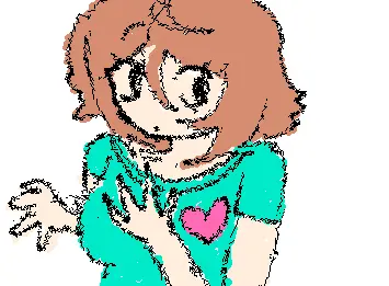 Girl with a heart!