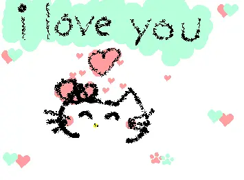 i love you hello kitty :]