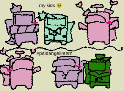 blush has their partners and two kids yo..