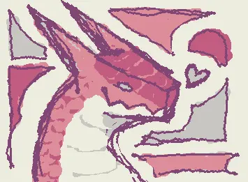 geometric dragon!!