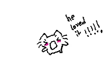 mrs kitty is so happy