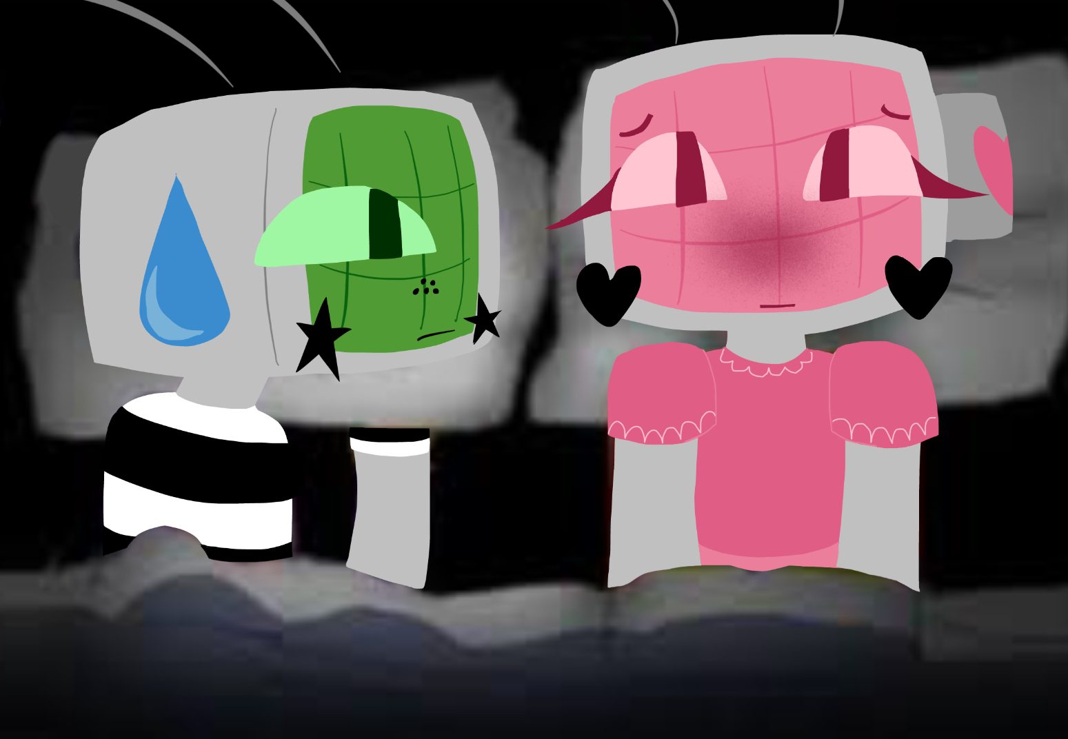 “Then Macy meets me, because i am there. I look quite like her but i wear pink and like to share!’’