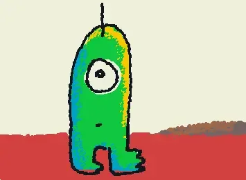 Little alien in its natural habitat