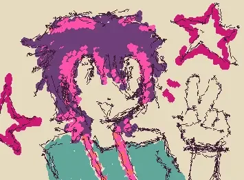 Rushed finger paint