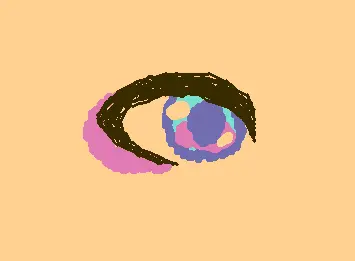 Eye in funtime5 color pallete