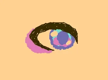 Eye in funtime5 color pallete