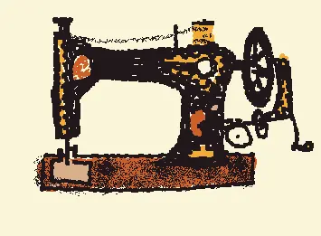 Historically accurate sewing machine