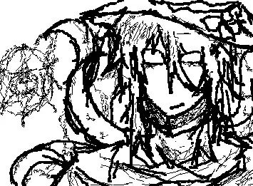 trying to draw azure look cute