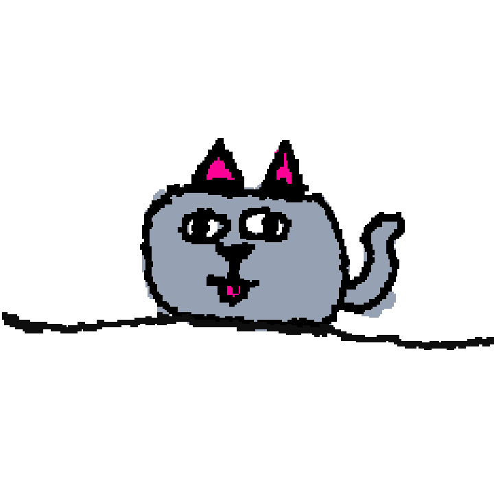 cat : P