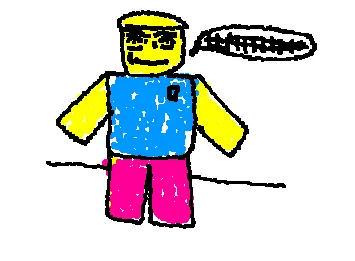 Average 8 year old on roblox